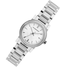Authentic Burberry The City Watch Ladies Petite Silver BU9220