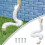 Downspout Extender Retractable Rain Gutter 11