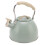 Whistling Teapot 3L Light Green Flat Bottom 3