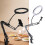 Overhead Ring Light with Phone Clip Adjustable 12