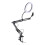 Overhead Ring Light with Phone Clip Adjustable 6