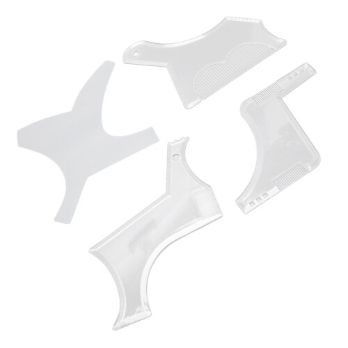 4pcs Beard Shaper Beard Shaping Tool Beard Guide 2
