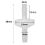 8 st 1/4-tums backventil 6 mm PVDF envägsventil Inline-backventil 2