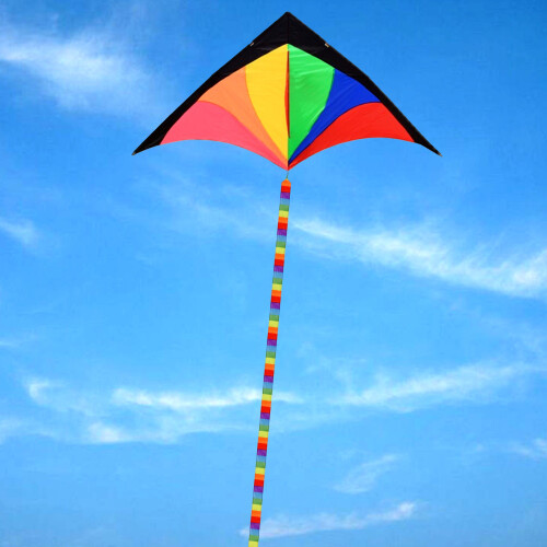Super Nylon Stunt Kite Tail Rainbow Line Kite Tilbehør Børnelegetøj 1