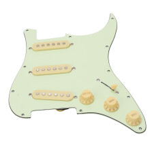 Vintage grünes Metall-E-Gitarrensschalldämpfer Komplettes Schaltplattendesign