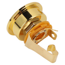 TL E-Gitarre Gold Metall Stereo-Ausgangsbuchse Dicke Rundkupplung
