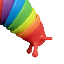 Bunter 18,5 cm flexibler Kunststoffwurmtier-Stressabbau-Spielzeug zur Stresslinderung