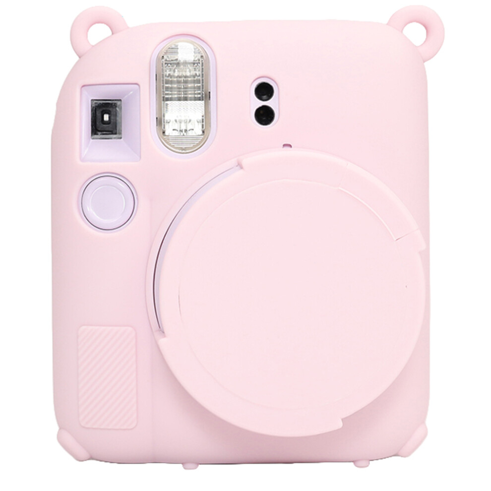 (Pink) For Fujifilm Instax Mini 12 Protective Case Dust Proof Silicone Camera Cover Pink 6914283981694