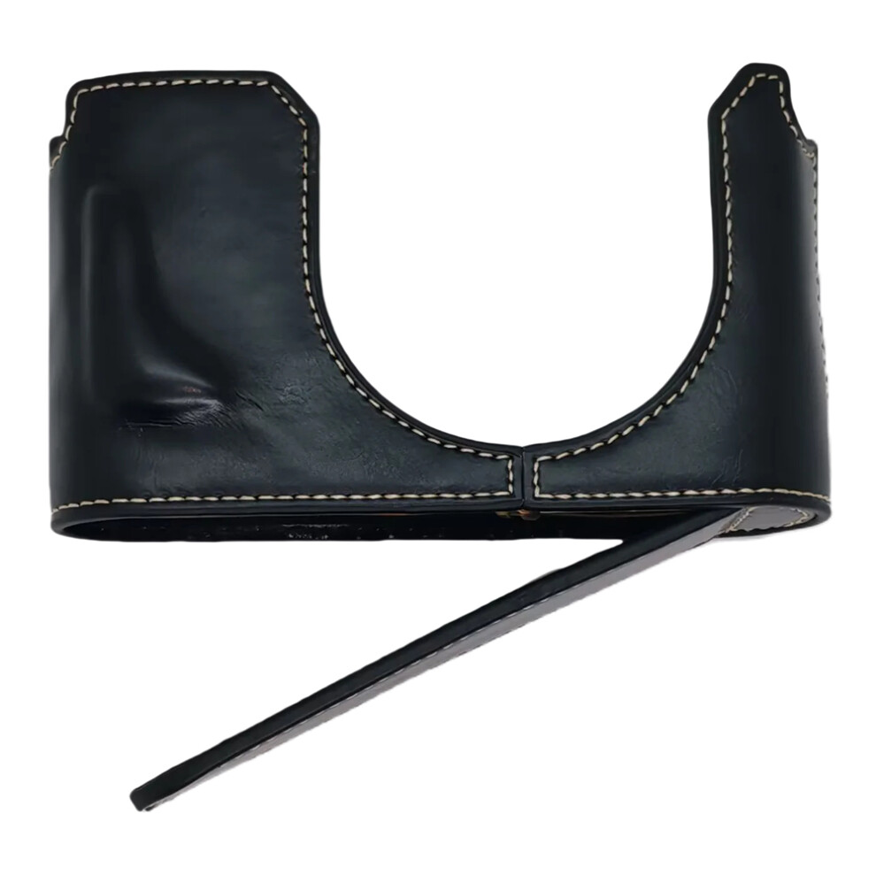 (Black) For Leica Q3 Camera Case Leather Bottom Case Easy To Replace Battery Black 6914282634386