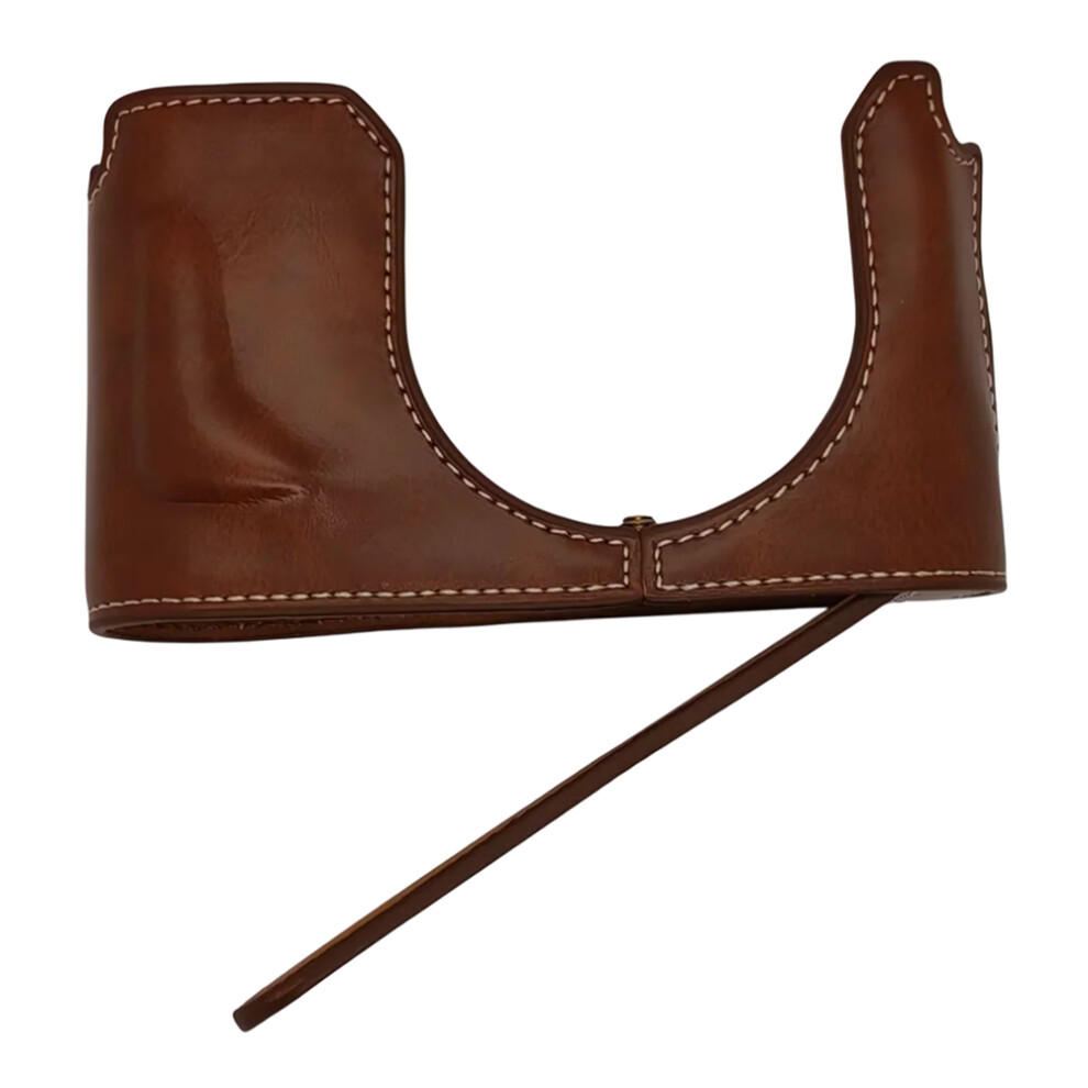 (Coffee) For Leica Q3 Camera Case Leather Bottom Case Easy to Replace Battery-image-OPC-PJZ7NMS-NEW