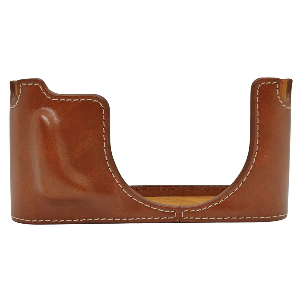 (Brown) For Leica X Vario (Typ 107) / X (Typ 113) Camera Protection Bottom Case Pu Leather Cover With Battery Opening Brown 6914280561462