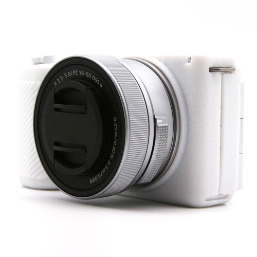 (White) For Sony Alpha ZV-E10 II Camera Protective Case Anti-Scratch Silicone Cover 1