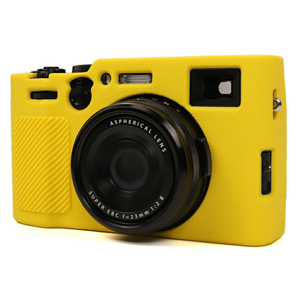 (Yellow) For Fujifilm X100vi Camera Protective Case Anti Scratch Silicone Cover Yellow 6914286559487