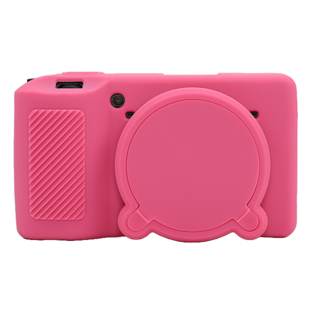 (Rose) For Ricoh Gr Iiix / Gr Iii Camera Cover Anti-Scratch Silicone Protective Case 6914286985385