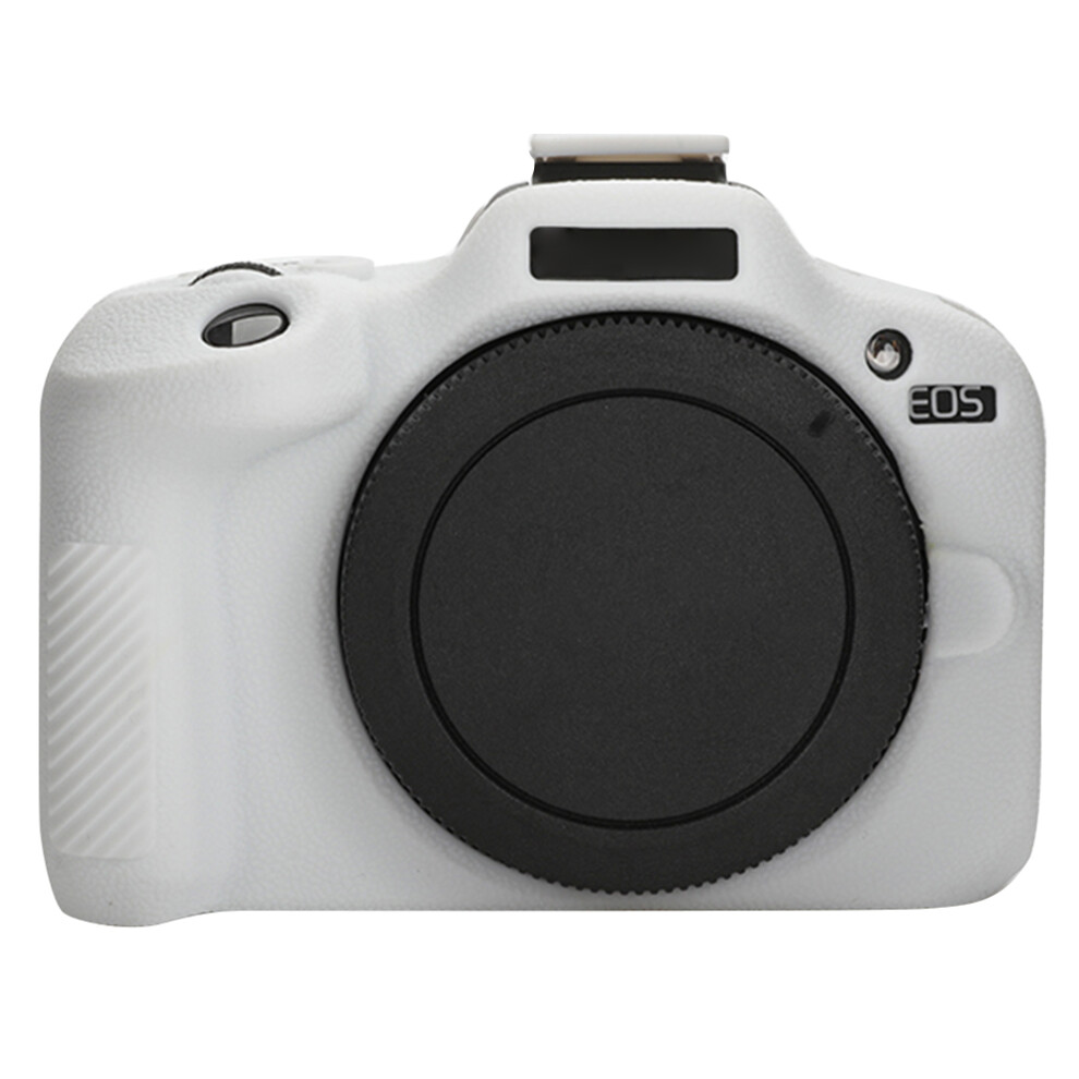 (White) For Canon Eos R100 Case Soft Silicone Cover Anti-Skid Camera Protective Shell White 6914285907449