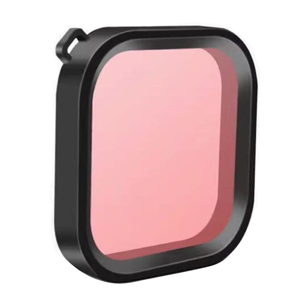 (Pink) For Gopro Hero 12 / 11 / 10 / 9 Action Camera Lens Filter Diving Shooting Filter Pink 6914289358353
