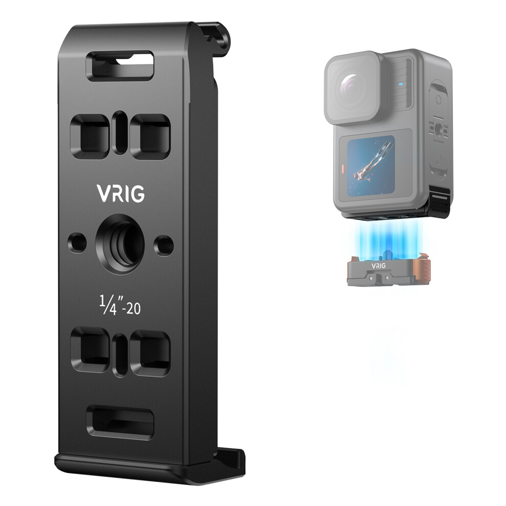 Vrig Ac-29 For Gopro Hero 13 / 12 / 11 / 10 / 9 Vertical Battery Door Battery Cover Magnetic Quick Release 6914280924137