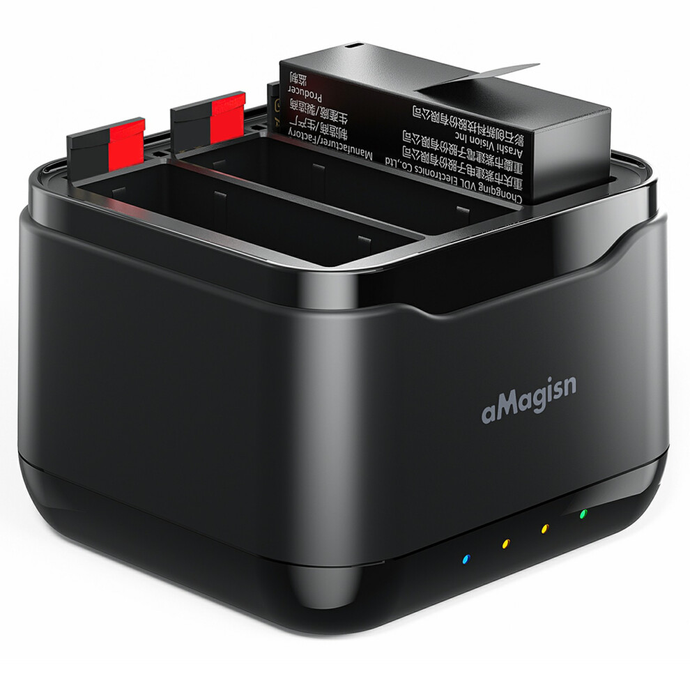 For Insta360 Ace Pro 2 Battery Charger Charging Dock Storage Case (Batteries Not Included) 6914284610876