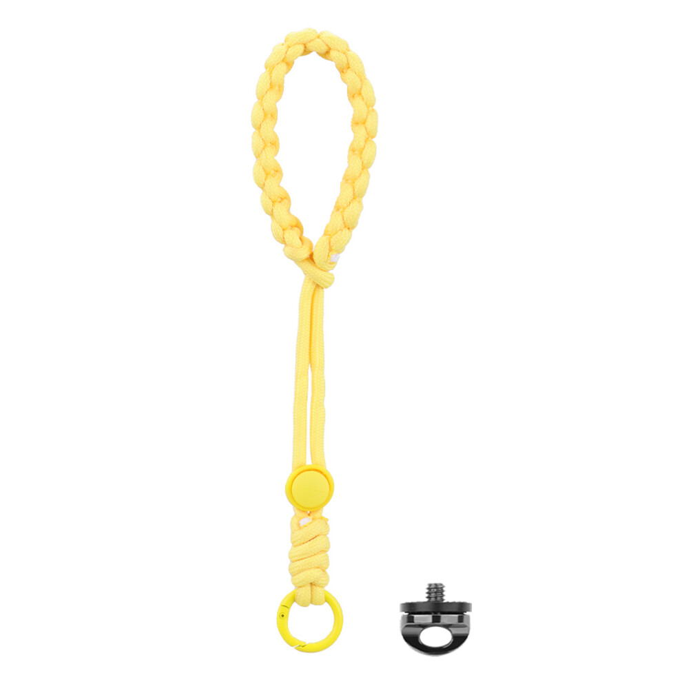 (Yellow) Brdrc For Dji Osmo Pocket 3 Wrist Strap Action Camera Anti-Lost Hand Strap Yellow 6914289242607
