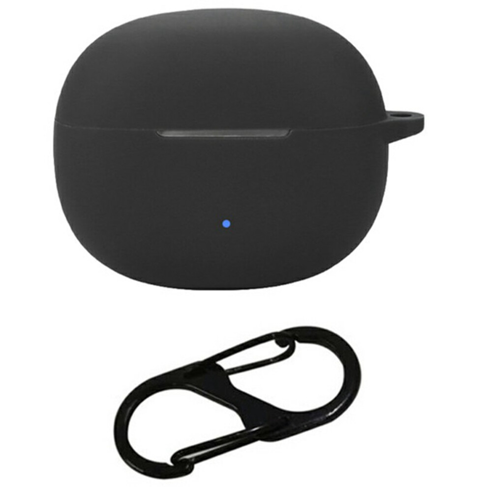 (Black) For Edifier R1 Silicone Case Cover With Anti Lost Buckle Clip-On Bluetooth-Compatible Earphones Protective Sleeve Black 6914282234708