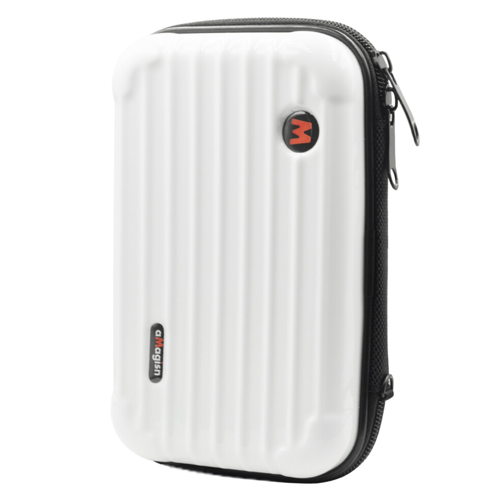 (White) For Insta360 X5 / X4 Camera Small Carrying Case Pc + Nylon Storage Box Shoulder Bag White 6914285578106
