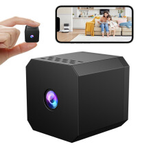 F1 Mini Security Camera with 16GB Card Night Vision Surveillance Wireless Motion Detection Remote Viewing