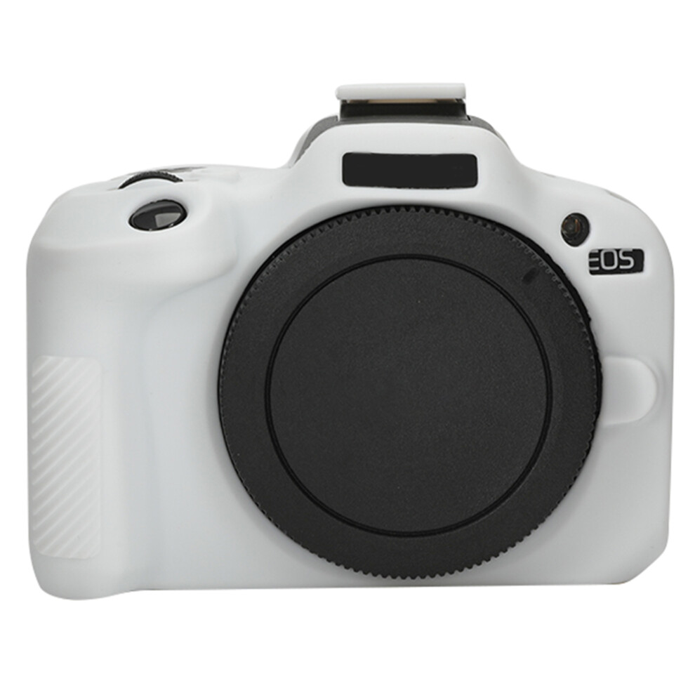 (White) For Canon Eos R100 Anti-Skid Camera Cover Soft Silicone Protective Case White 6914281136010