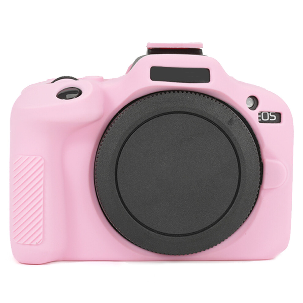 (Pink) For Canon Eos R100 Anti-Skid Camera Cover Soft Silicone Protective Case Pink 6914285546907