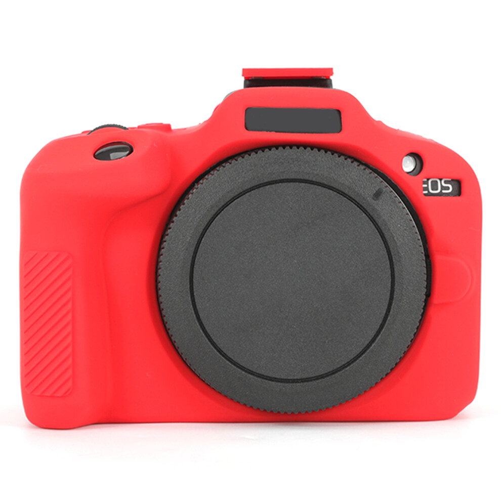 (Red) For Canon Eos R100 Anti-Skid Camera Cover Soft Silicone Protective Case Red 6914282534884