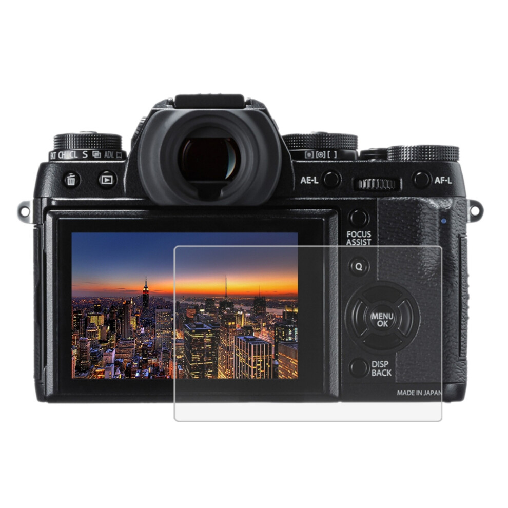 Pu5518 For Fujifilm X-T1 / X-T2 Tempered Glass Screen Protector 2.5D Curved Edge 9H Hardness Camera Film 6914287713437