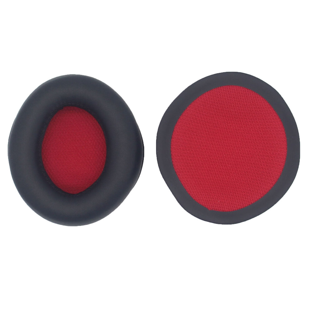 (+Red) Jzf-515 For Focal Listen Pro Headphones 1 Pair Replacement Ear Pads Foam Cushions Black/Red 6914282678748