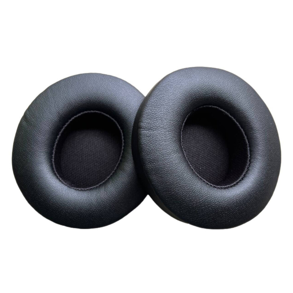 1 Pair For Beats Solo 4 Replacement Earpads Headphones Protein Leather Cushions - Black 6914284178871
