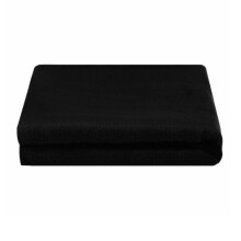 1 x 3m Black Photography Backdrop Set with 4 Clips Polyester Background Screen for Studio / Live Streaming
