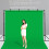 1 x 3m / White Photography Backdrop Set with 4 Clips Polyester Background Screen for Studio / Live Streaming 3