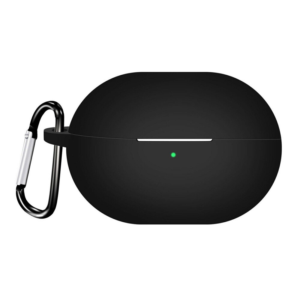 (Black) For Huawei Freebuds Pro 4 Protective Case Bluetooth-Compatible Earbuds Silicone Cover With Hook Black 6914280558585