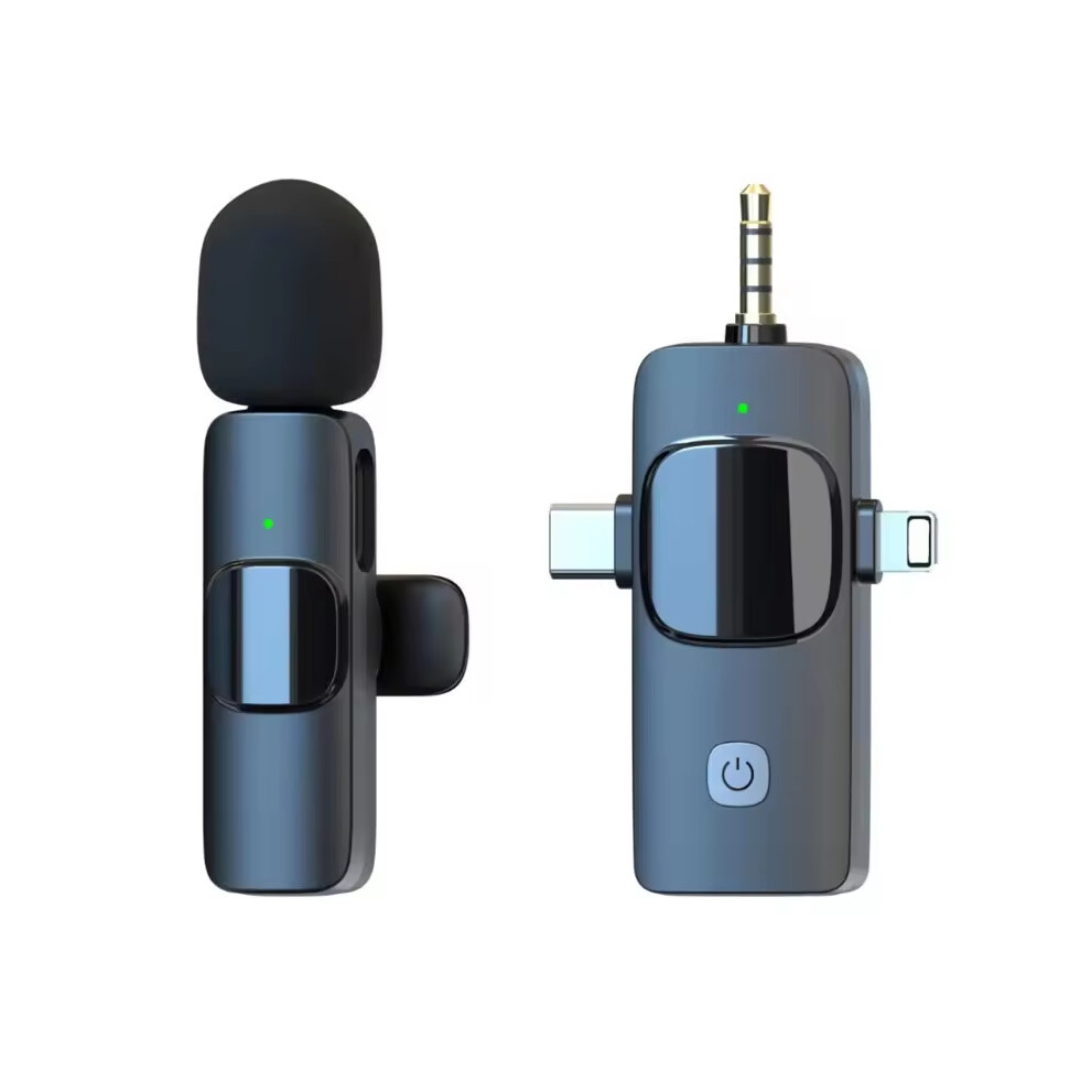 K15 2 in 1 Wireless Lavalier Microphone with Noise Reduction USB-C Microphone for Smartphone Computer Camera-image-OPC-PJZ7WJ8-NEW