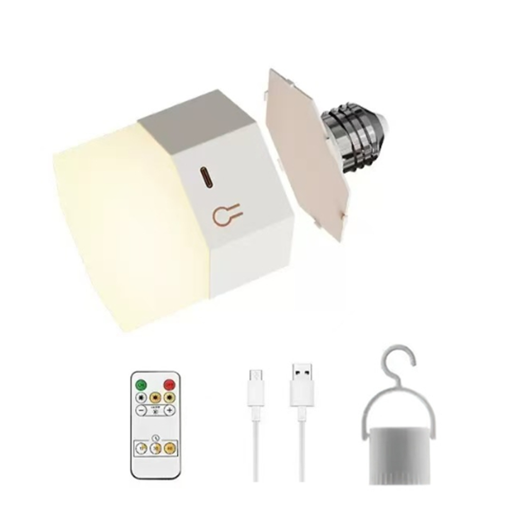 LED Rechargeable Light Bulbs with Remote Battery Operated Light Bulb-image-OPC-PJZ7WZV-NEW