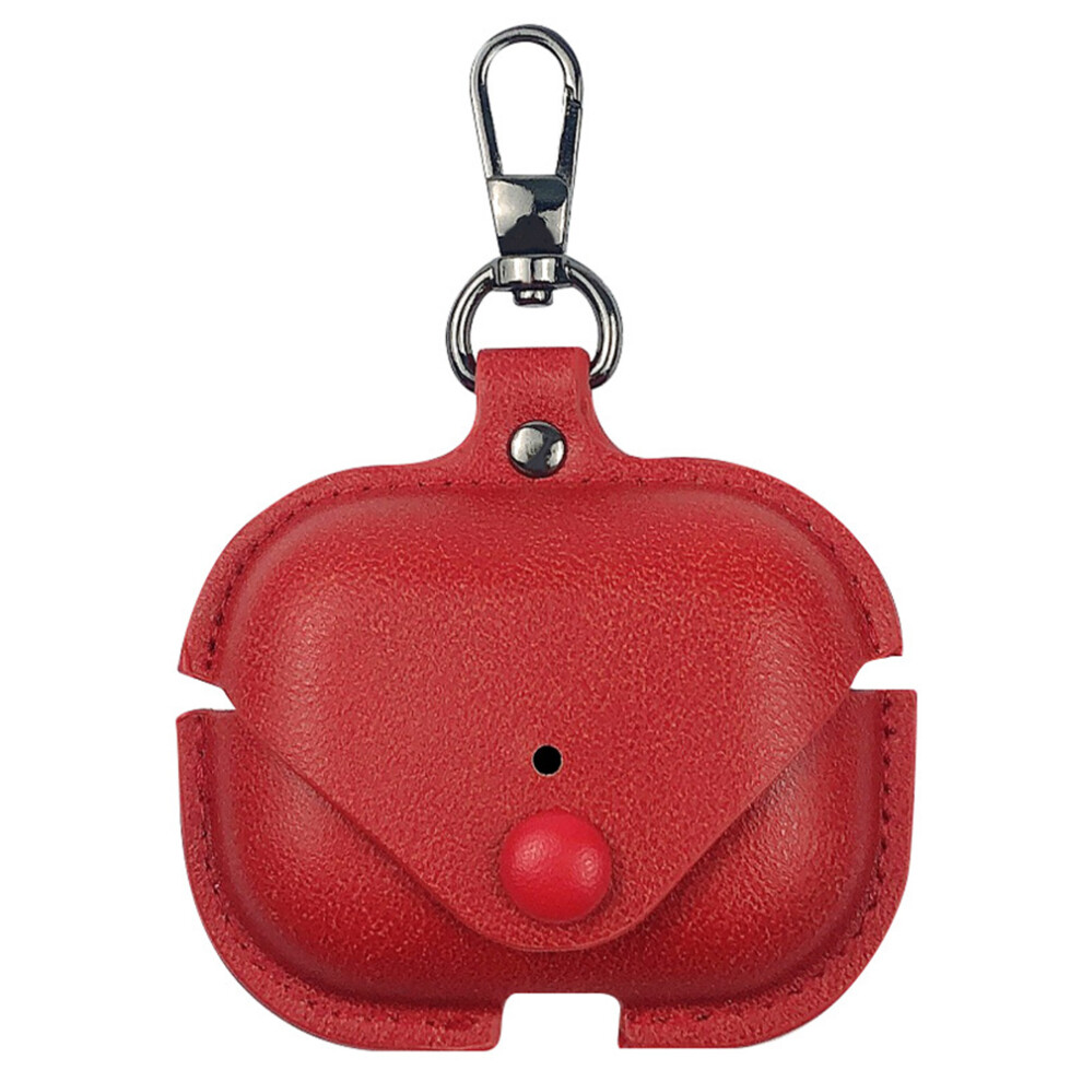 (Red) For Airpods Pro 3 Earphone Case Business Leather + Pc Protective Cover Red 6914282673965