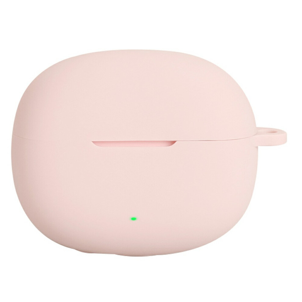 (Pink) For Edifier X5 Evo Wireless Earphones Silicone Case Protective Cover With Anti-Lost Hanging Buckle Pink 6914286752383