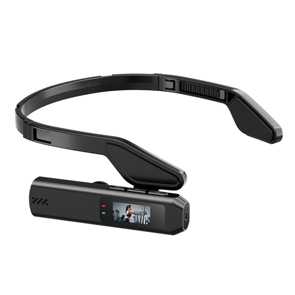 S111 2.7K Wi-Fi Hd Body Camera Head Wearable Vlogging Black 4853286953517