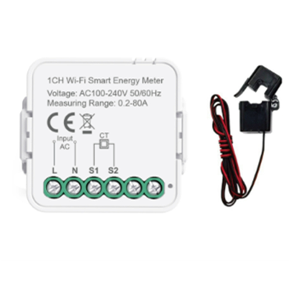 Tuya Smart Wifi Energy Meter Current Sensor Statistician 1Ch 4853286950424