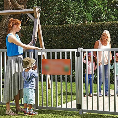 Double-Sided Automatic Locking Gate Latch,Key Lockable Fence Lock 2