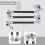 3 Section Magic Arm Aluminum Alloy Multifunctional Rotating 4