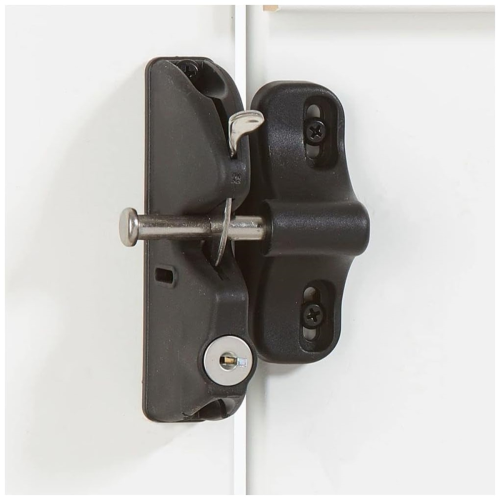 Double-Sided Automatic Locking Gate Latch,Key Lockable Fence Lock 1