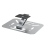 Foldable Projector Stand Desk, Wall and Ceiling Mount Bracket Silver 1