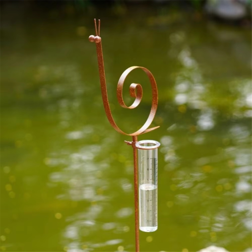 Rain Gauge Rainfall Measure Rain Water Catcher for Yard 2