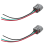 2Pcs Alternator Pigtail Harness Plug Connector H7100 for 1