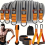 300LBS High Strength Resistance Bands Training Set Orange 2