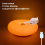 Table Lamp USB Plug Bedroom Bedside Lamp Donut Light Orange 7