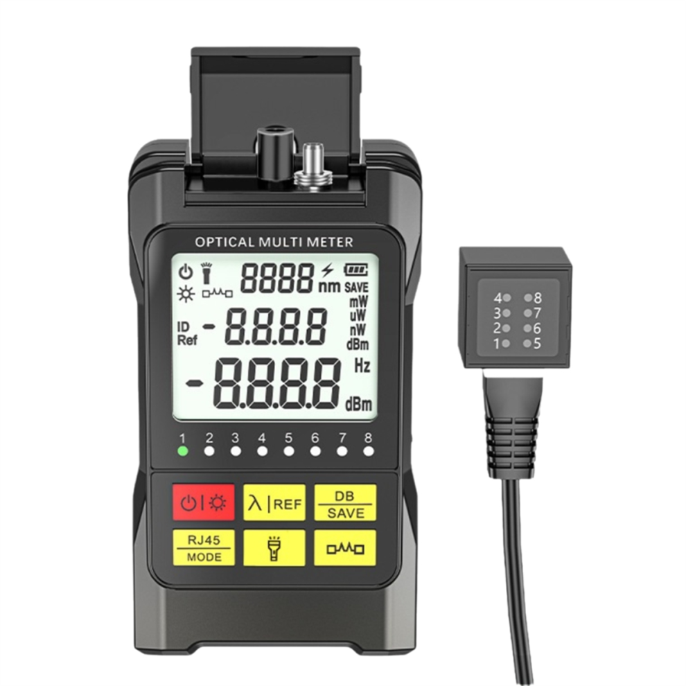 Fiber Optic Optical Power Meter Rj45 Tester -70-+10Dbm 4853286962120